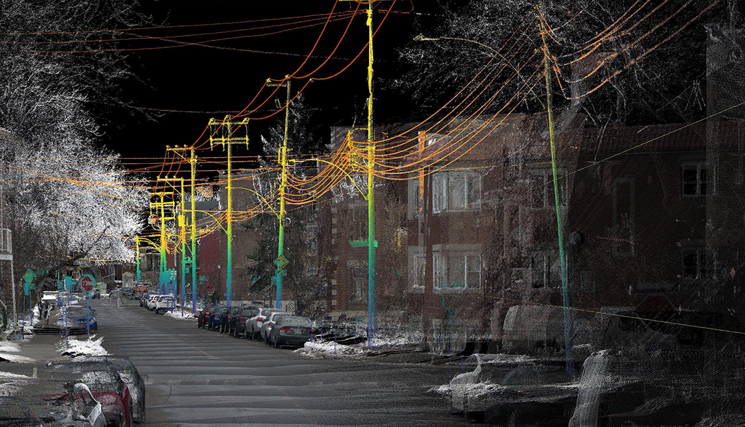 Overhead Power Line Network